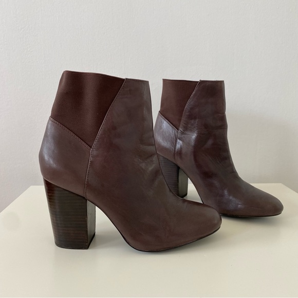 BCBG Cognac Booties - Picture 8 of 14